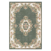 Royal Green Traditional Hand Tufted Wool Rug - Pendle Village Furniture