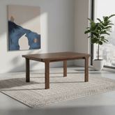 Saint Amond 165-215cm Dark Wood Extending Dining Table