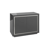Salerno 2 Door High Gloss Sideboard - Pendle Village Furniture
