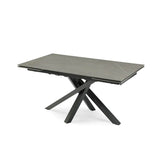Samurai Extending Dining Table 160 - 240cm Matte Grey - Pendle Village Furniture
