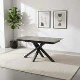 Samurai Extending Dining Table 160-240cm Matte Grey