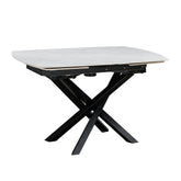 Savannah Ceramic Swivel Extending Dining Table - Pendle Village Furniture