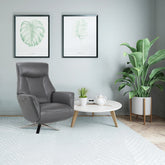 Sicily Leather Look Swivel Power Recliner Chair - Pendle Village Furniture