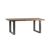 Sierra Live Edge Acacia Wood 2M Dining Table - Pendle Village Furniture