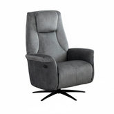 Skipton Grey Swivel Electric Recliner Chair - Pendle Village Furniture