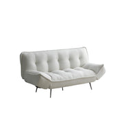 Sofia Cream Fabric 3 Seater Sofa Bed - Pendle Village Furniture