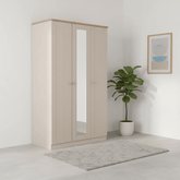 Sussex 3 Door Wardrobe – Kashmir Matt with Mirror