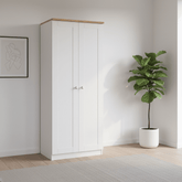 Sussex Double Wardrobe – Ash White