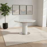 Tamworth Round Extending Dining Table – SmarTops® 1200–1600mm