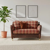 Compact seating piece with elegant styling.