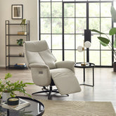 Kiera Chenille Rocker Ergonomic Recliner Chair - Pendle Village Furniture