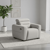 Tokira Elite Electric Recliner Grey ArmChair