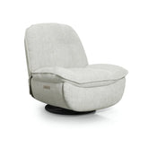 Toro Light Grey Fusion Electric Swivel TV Chair