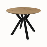 Toronto 110cm Wood Effect Round Dining Table - Pendle Village Furniture