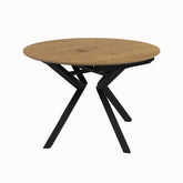 Toronto 120 - 160cm Wood Effect Extending Oval Dining Table - Pendle Village Furniture