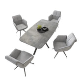 Toronto 160 - 200cm Grey Ceramic Duro Top Extending Dining Set - Pendle Village Furniture