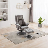 Troyes Fabric High Back 360 Swivel Chair and Footstool - Pendle Village Furniture