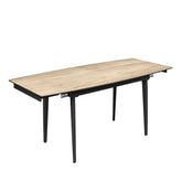 Vera 120 - 180cm Wood Look Ceramic Pull - out Extending Dining Table - Pendle Village Furniture