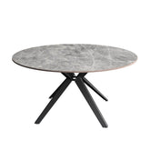 Lina Grey Gloss Ceramic Coffee Table - Pendle Village Furniture