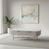 Valencia Marble Mango Wood Coffee Table