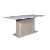 Valencia Marble Mango Wood Dining Table Set - Pendle Village Furniture