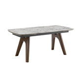 Valley Extending Dining Table – 1800/2600mm Grey Sintered Stone Top