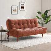 Venus Terracotta Chenille Sofa Bed - Pendle Village Furniture
