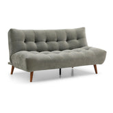 Venus Washed Olive Fabric Sofa Bed - Pendle Village Furniture