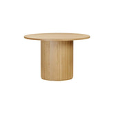 Vernon 1.2M Natural Oak Round Dining Table - Pendle Village Furniture