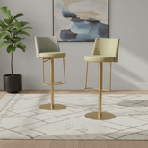 Vogue Gold Pistachio Fusion Barstool - Set of 2