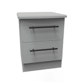 Beverly 2 Drawer Bedside Table - Pendle Village Furniture