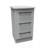 Beverly 3 Drawer Bedside Table - Pendle Village Furniture