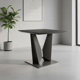 Westin Grey Ceramic Side Table