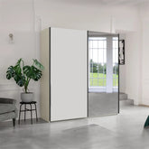 Wiemann Oxford 2 Door Sliding 200 cm Wardrobe with Mirror - Pendle Village Furniture