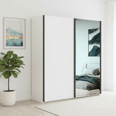 Wiemann Oxford 2 Door Sliding 150 cm Wardrobe with Mirror