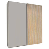 Tulsa Champagne 2 Door Sliding Wardrobe - Pendle Village Furniture