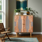Wilton Acacia Wood 2 Door Sideboard - Pendle Village Furniture