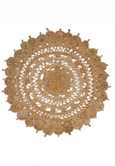 Zarla Natural Jute Round Rug - Pendle Village Furniture