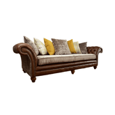 Oswald & Pablo Kingston Scatter Back Chesterfield Sofa - Pendle Village Furniture