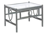 Madrid Grey Wash Cane Coffee Table - Pendle Village Furniture