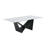 Comic Black Coffee Table - Pendle Village Furniture