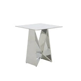 Comic Chrome Lamp Table - Pendle Village Furniture