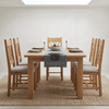 Chatsworth Oak Small Extending Dining Table with 4 Chairs