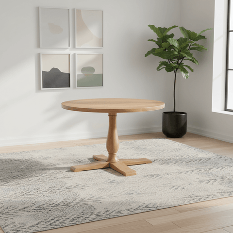 Chatsworth Oak Round Dining Table 120cm