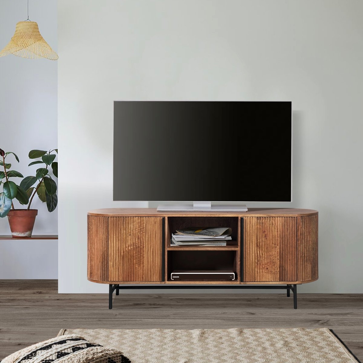 Tofino Mango Wood TV Cabinet - Pendle Village Furniture