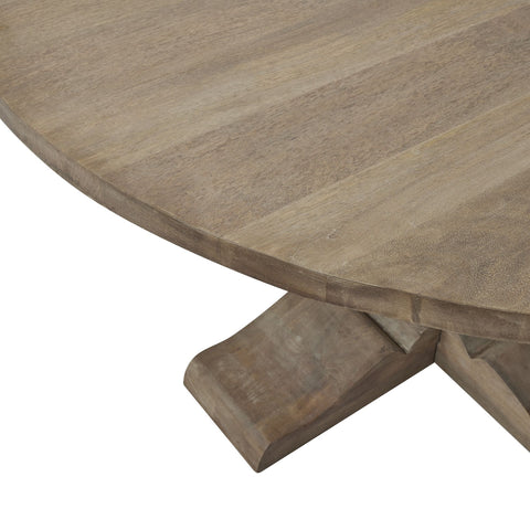 Copgrove Collection Round Pedestal Dining Table with 4 Chairs