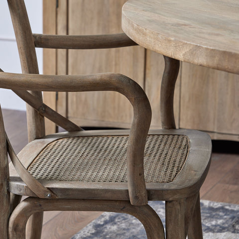 Copgrove Collection Round Pedestal Dining Table with 4 Chairs