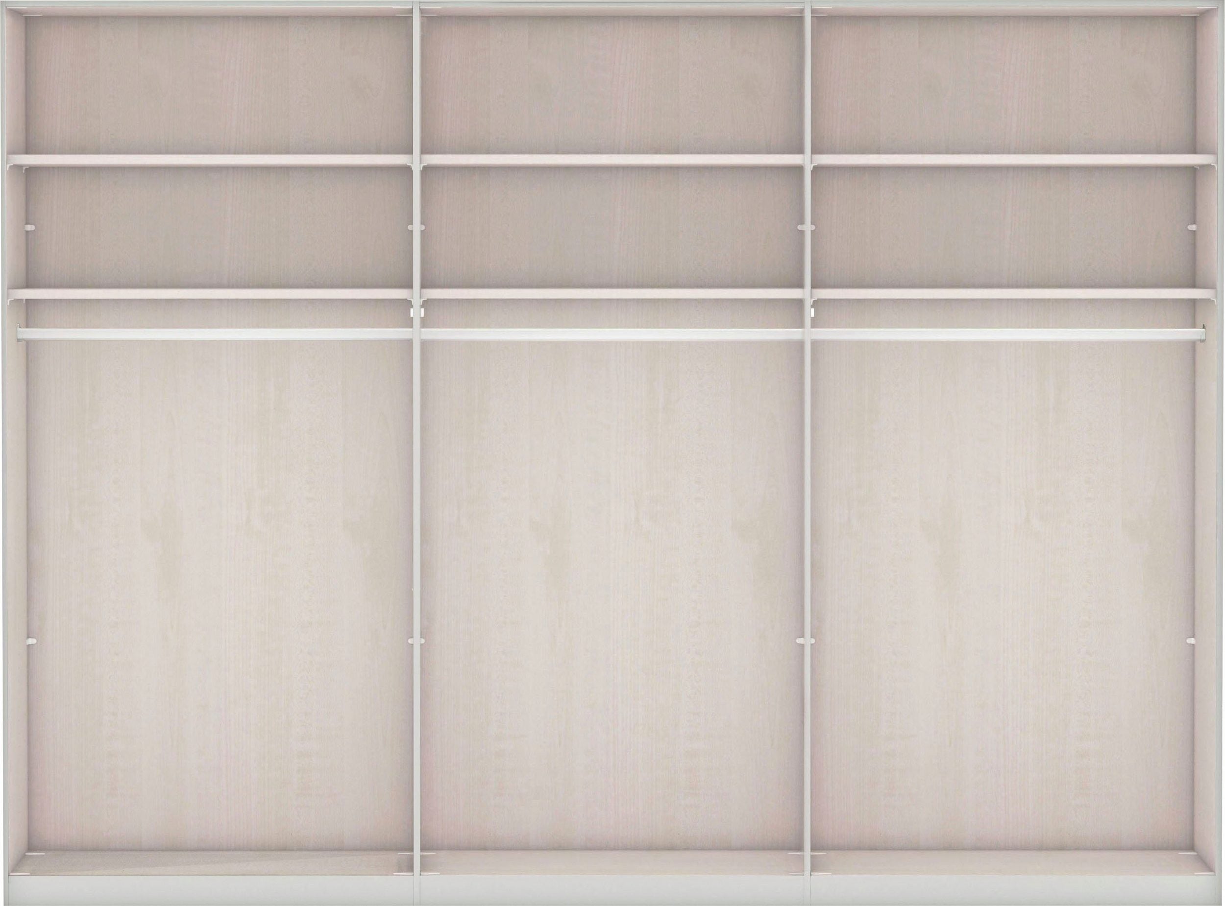 Wiemann Regen Graphite 3 Door Sliding Wardrobe With Mirror