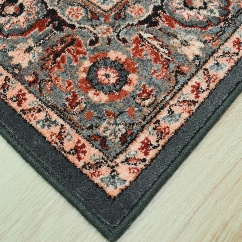 Master craft Royal Kashqai 100% Wool Green Rust Rug - 4354/401