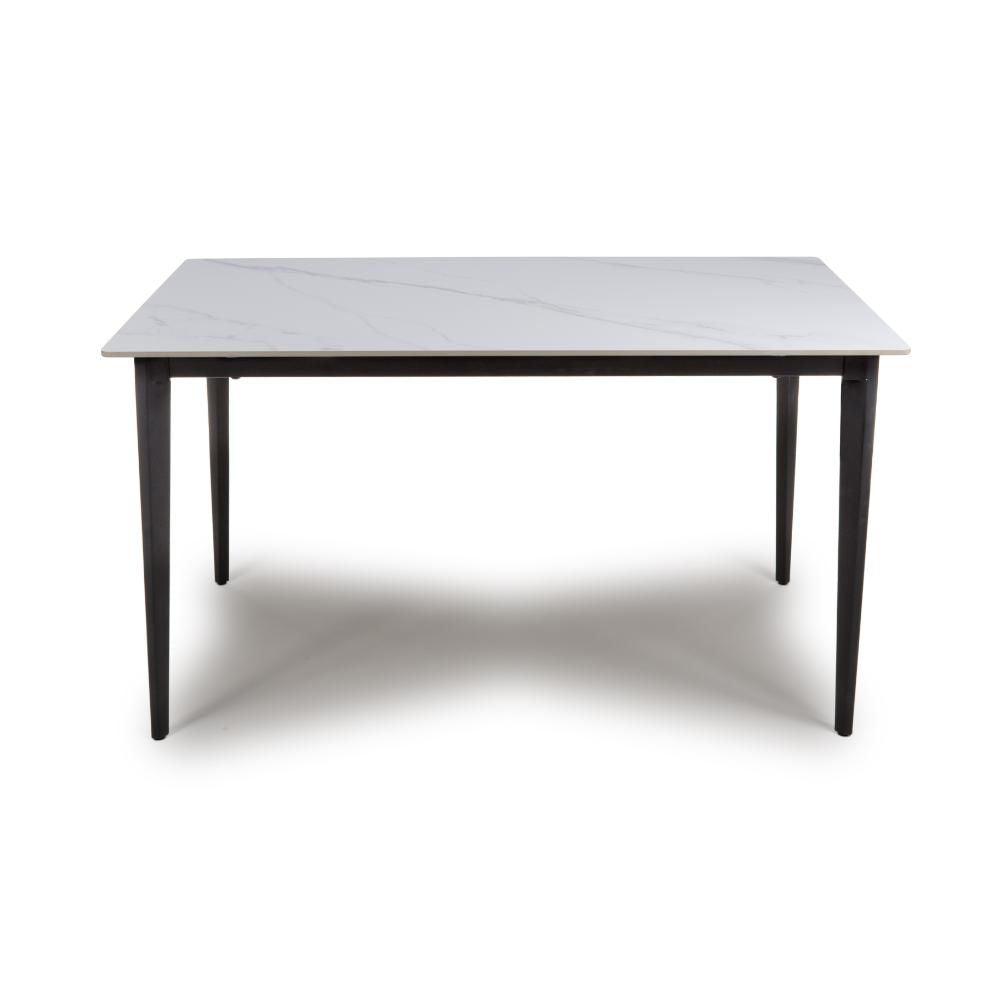 Sheldon White Sintered Stone 140cm Dining Table